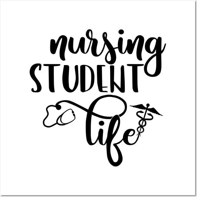 Funny Nursing Student Nurse Gift Idea Wall Art by EmergentGear